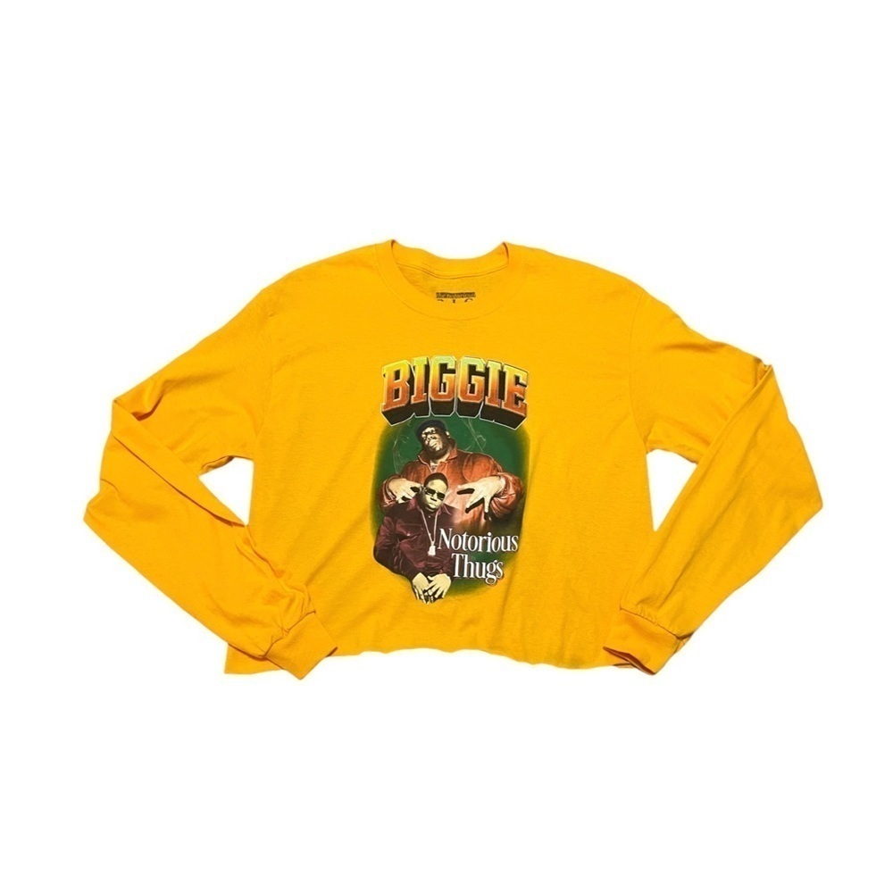Biggie Cropped Long Sleeve Size Medium